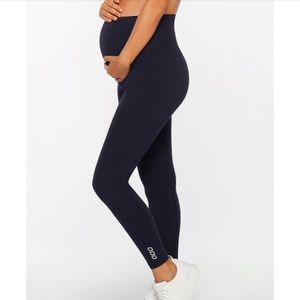 NWT Lorna Jane Maternity Full Length Tight Navy S